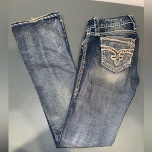 Rock Revival Dark Blue Boot Cut Jeans